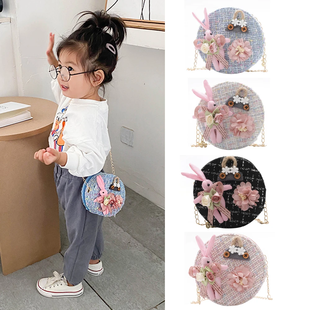 Clutch Wallet Coin-Purse Crossbody-Bags Toddler Little-Girl Princess Kids Small Mini