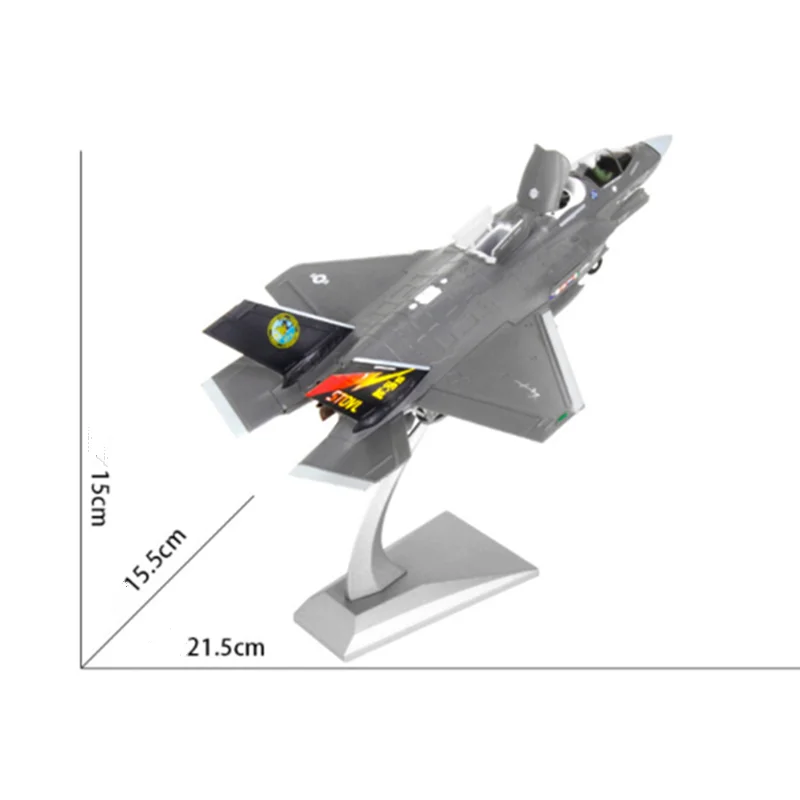 Коллекция 1: 72 Масштаб F35 четвертое поколение Американский истребитель 21,5 см модель литой под давлением сплав военный самолет дисплей для взрослых