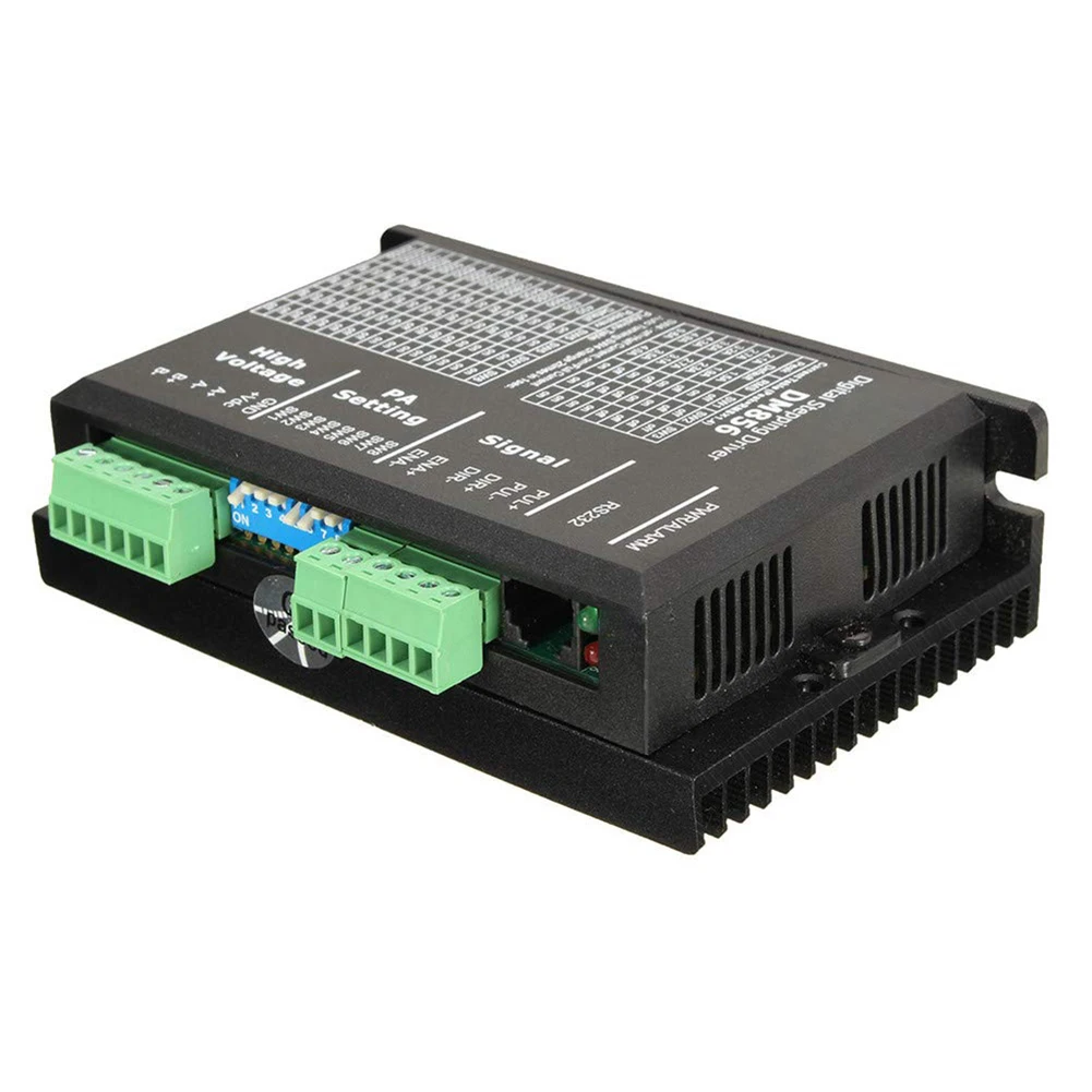DM856 цифровой шаговый двигатель драйвер для 80V 0.5A до 5.6A двигатели