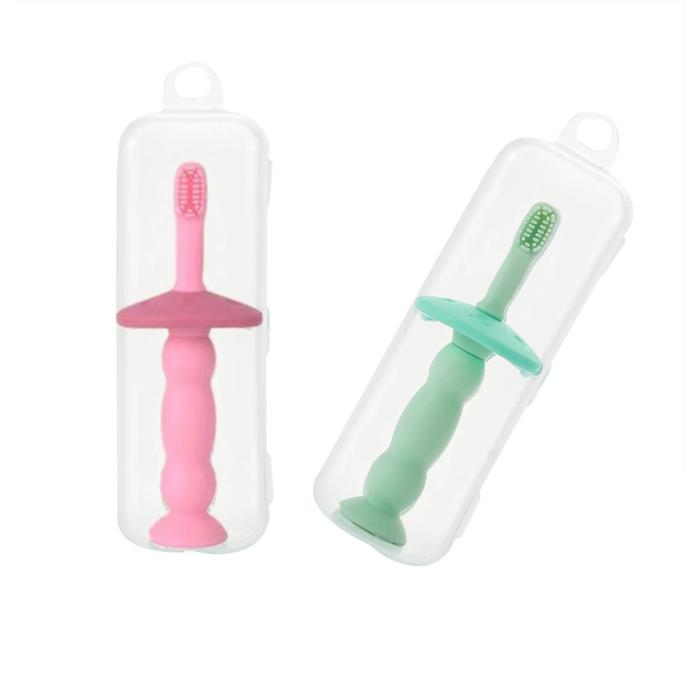 

Infant Food Grade Silicone Training Toothbrush Baby Special Soft Hair Oral Care Safe Tooth Cleaning Safe Tooth Care Tools