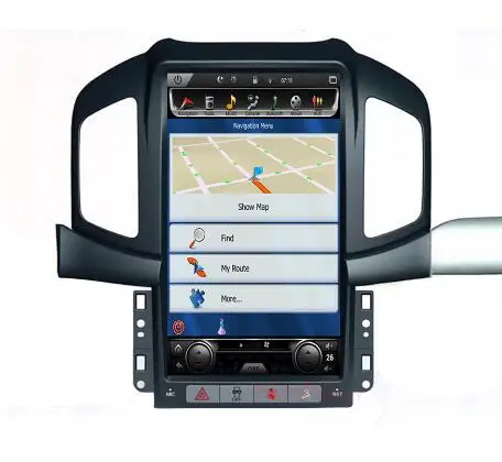 Sale 13.6" tesla style vertical screen android 8.1 Car GPS radio Navigation for Chevrolet Capitval  2008-2017 2