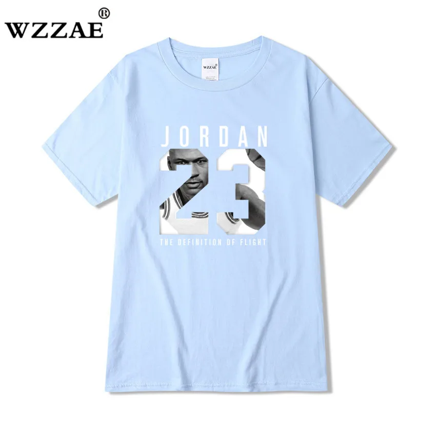 baby blue jordan t shirts