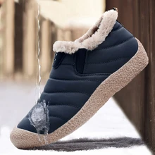 SUROM/зимняя плюшевая Водонепроницаемая теплая обувь; кожаные кроссовки для альпинизма и кемпинга; зимний спортивный светильник; нескользящие удобные лоферы