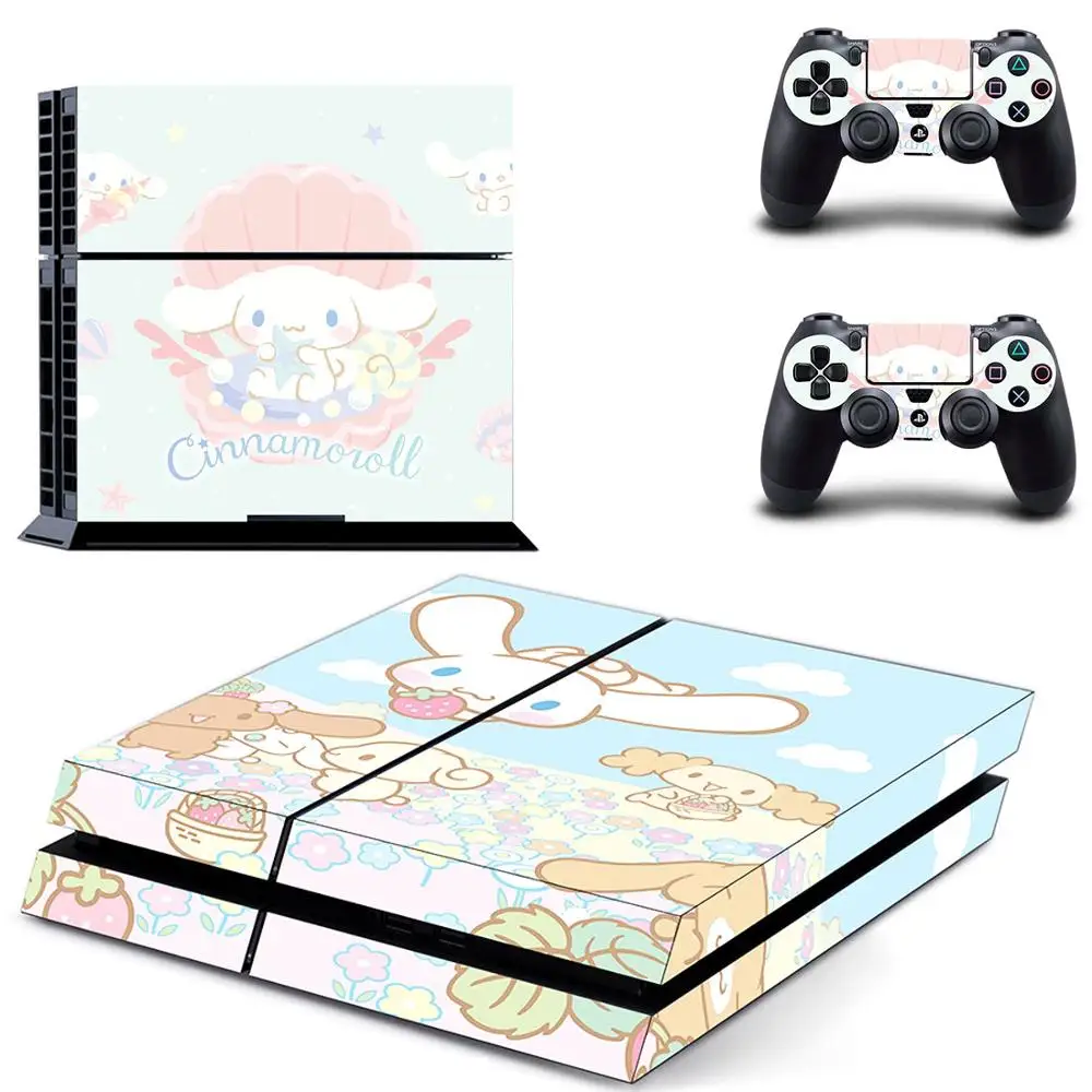 Cinnamoroll лаурель собака PS4 кожи наклейка виниловая для sony Playstation 4 консоли и 2 контроллеров PS4 кожи Стикеры