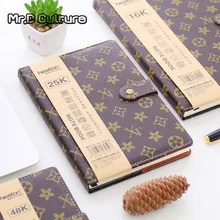 Корейские канцелярские принадлежности дневник офисный ноутбук Ретро Бизнес в печатном виде 18K25K блокнот с пряжкой финансовая книга muji nootbook