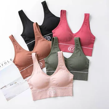 

Bras For Women Seamless Bra With Pads Easy Comfort Bra Active Everyday Push Up Fitness Bralette Vest Beauty Back Brassiere Bra