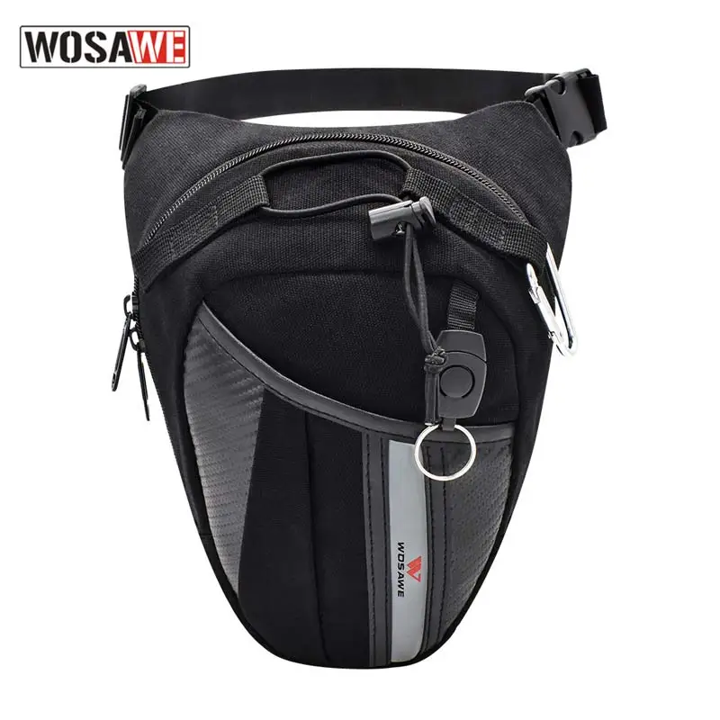 

Multi-Pocket Oxford Cloth Leg Bag Motorcycle Cycling Bag Tactical Waist Bag Money Belt Tool Pouch for Outdoor