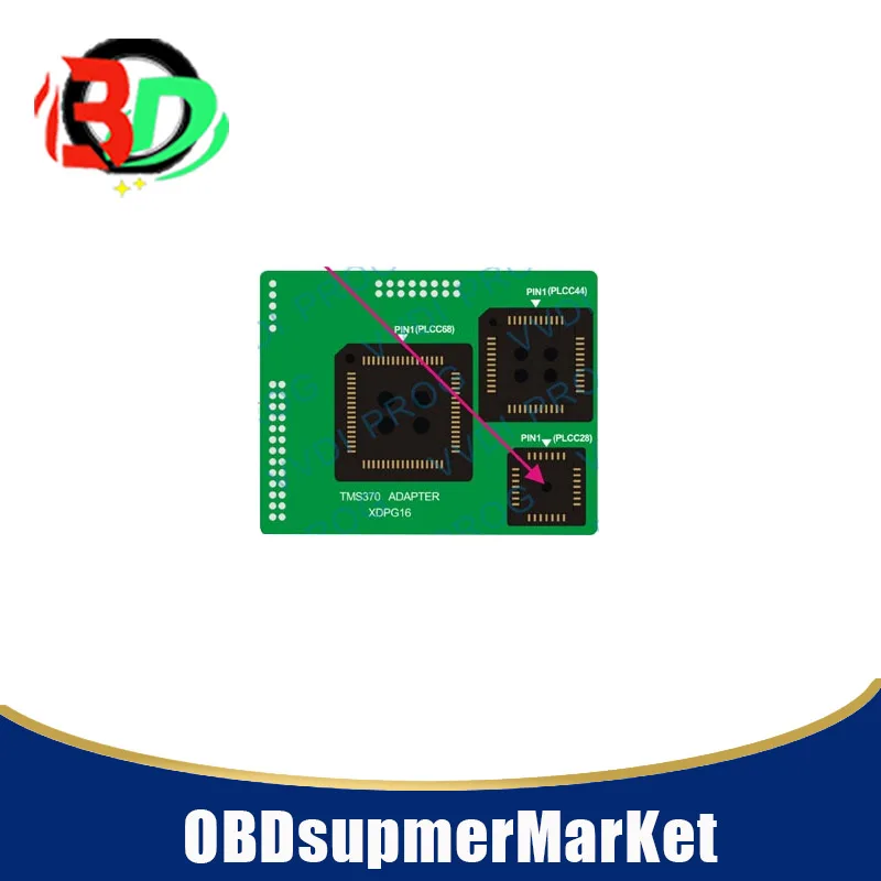 Адаптер Xhorse VVDI Prog TMS370 (PLCC28 PLCC44 PLCC68) адаптер PCF79XX для программатора PROG с быстрой