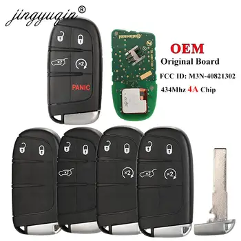 Keyforkess 2/3/4BTN chiave telecomando intelligente originale 433mhz 4A Chip Keyless Entry SIP22 per Jeep Renegade Compass M3N-40821302