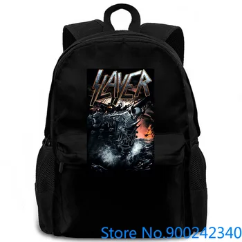 

Slayer Ship Motorboat Black New Official Band Merch Event Tour Printed New Style women men backpack laptop travel school