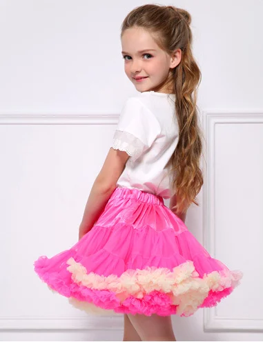 Girls' gift new children's fluffy skirt, girl's net gauze, half-body skirt, Halloween princess skirt
