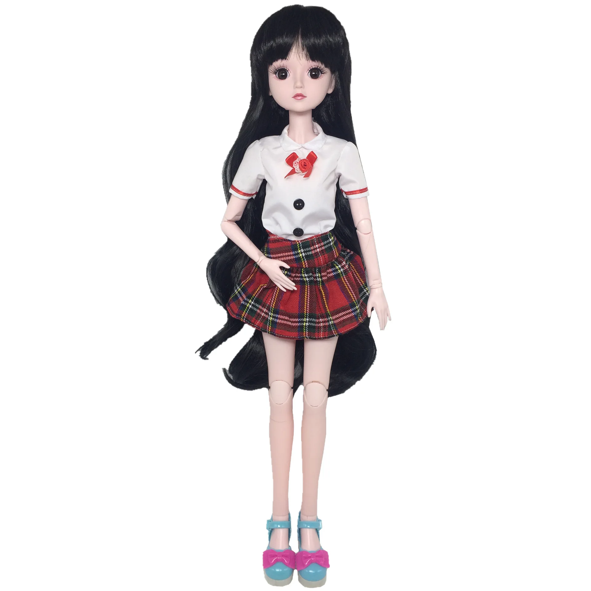 BJD аксессуары, Одежда для кукол, платье для девочек, подходит для 60 см, 1/3, BJD кукла, модная плиссированная юбка, одежда для студентов, Подарочные игрушки - Цвет: clothes for doll