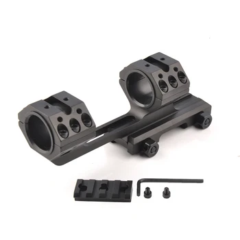 

High Quality Tactical Heavy Dute 3 Screw 25.4/30mm Ring Extended Rail Base with Extra 20mm Picatinny Rail Mount for Hunting