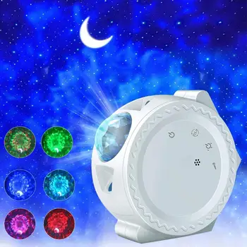 

3 in 1 star night light projector starry sky moon projector galaxy ocean nebula lamp music control for kids Christmas gifts