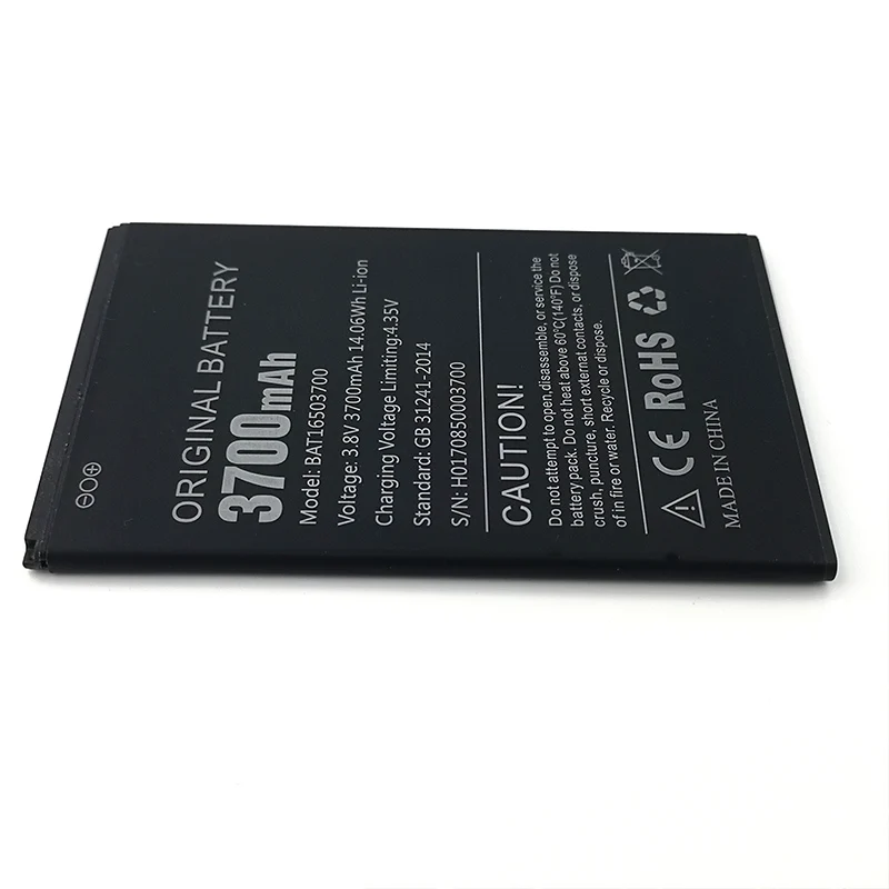 WISECOCO 10pcs New Original 3700mAh Battery BAT16503700 For DOOGEE X7 X7S X7 PRO High Quality Mobile Phone In Stock+ Track Code