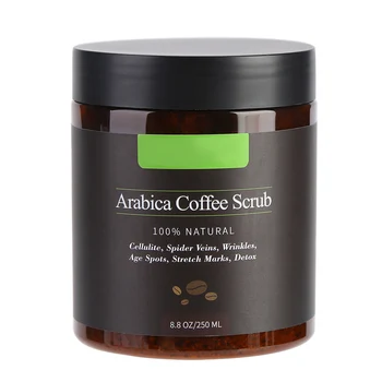 

Naturally Exfoliating Arabica Coffee Body Scrub Cream Facial Dead Sea Bath Salt For Whitening Moisturizing Acne Body Scrub