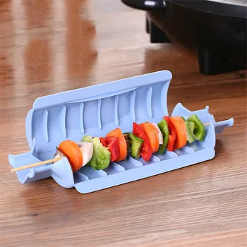 

2 pieces / creative effort-saving meat skewers household barbecue supplies tools skewers meat machine sign wearing meat artifact