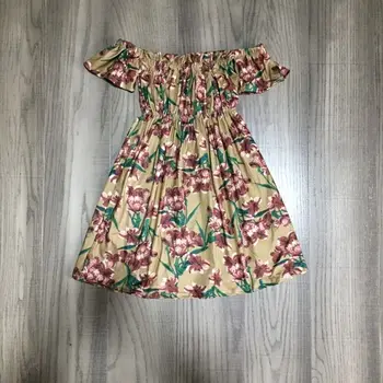

baby girls summer dress girls floral dress girls brown dress girls boutique dress