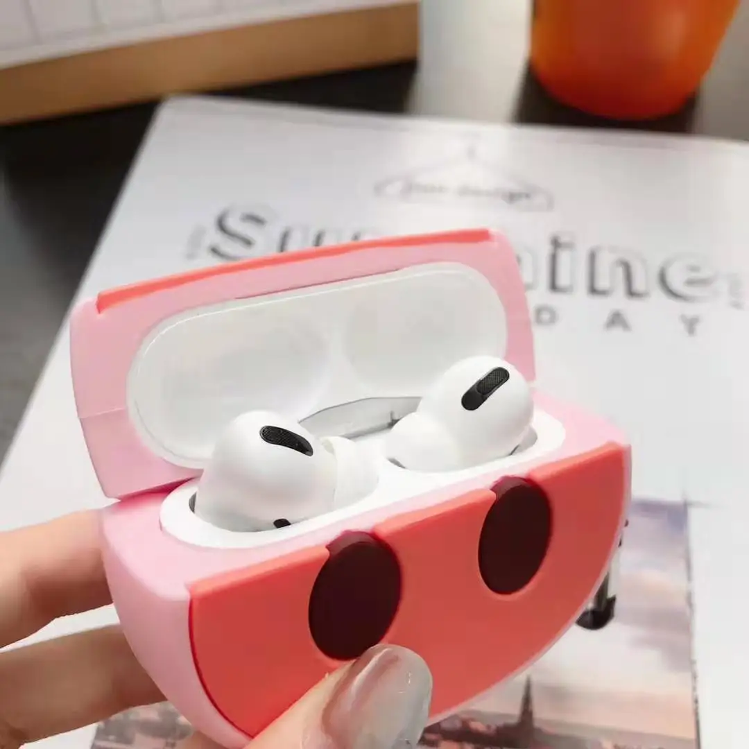 3D чехол для наушников для Airpods Pro Чехол Милые силиконовые Мультяшные наушники/Earpods чехол для Apple Air Pods 3 Pro Чехол с брелком