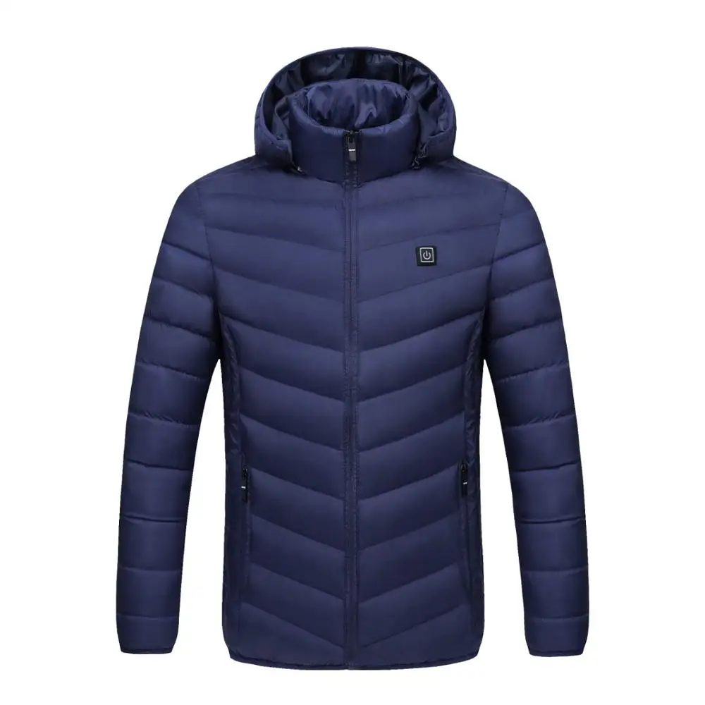  Chaqueta térmica de invierno caliente con mangas largas con batería eléctrica USB 2019 nuevo para h