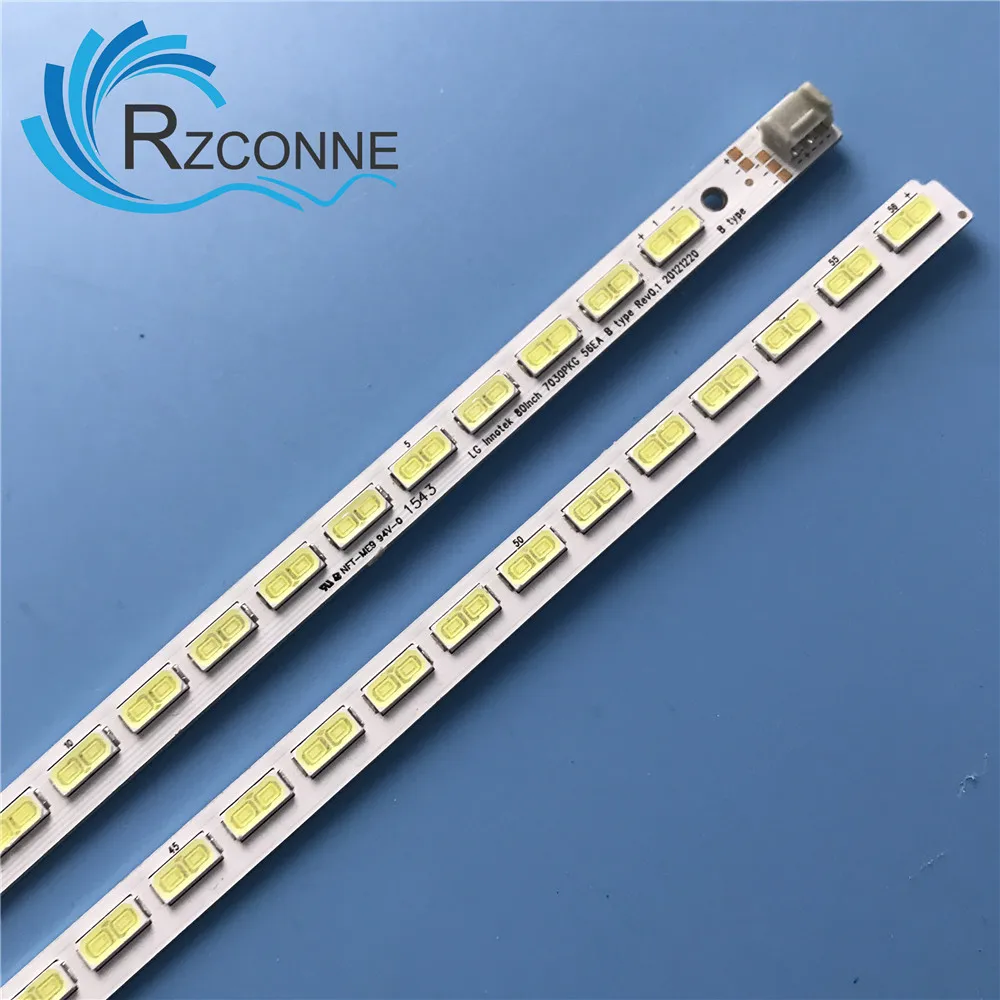 Lâmpada de Tira de Luz de Fundo Led para Sharp Innotek 80 7030pkg 56ea a tipo b Lc80c6500u 80le650u 80le657u 80le757u M801d-a3r - Imagem 5