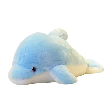 

LED Dolphin Stuffed Animals Cute Glow Dolphins Plush Toy Colorful Nightlight Pillow for Women Kids Oreiller de dauphin RT99