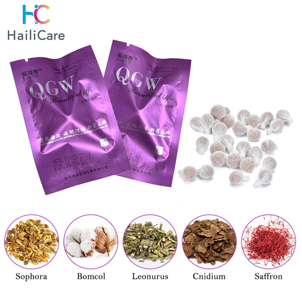 50 Pcs/lot Tampons Swab Vaginal Clean Point Tampon Discharge Toxins Gynaecology Pads Feminine