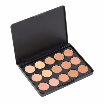 

15 Color Professional Natural Face Concealer Cream Camouflage Makeup Contour Palette Facial Cosmetics Makeup Base Tool Kits