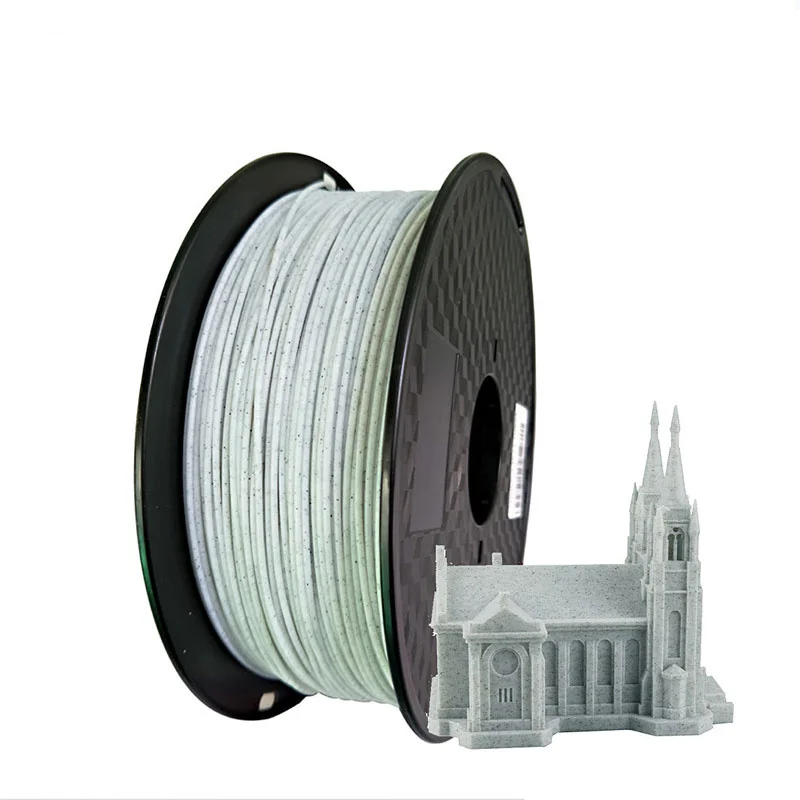 

PLA Marble 3D Printer Filament PLA 2.85 mm 1KG (3mm) Stone Wire Rock Texture Plastic Printing Materials for Stone Ceramic Statue
