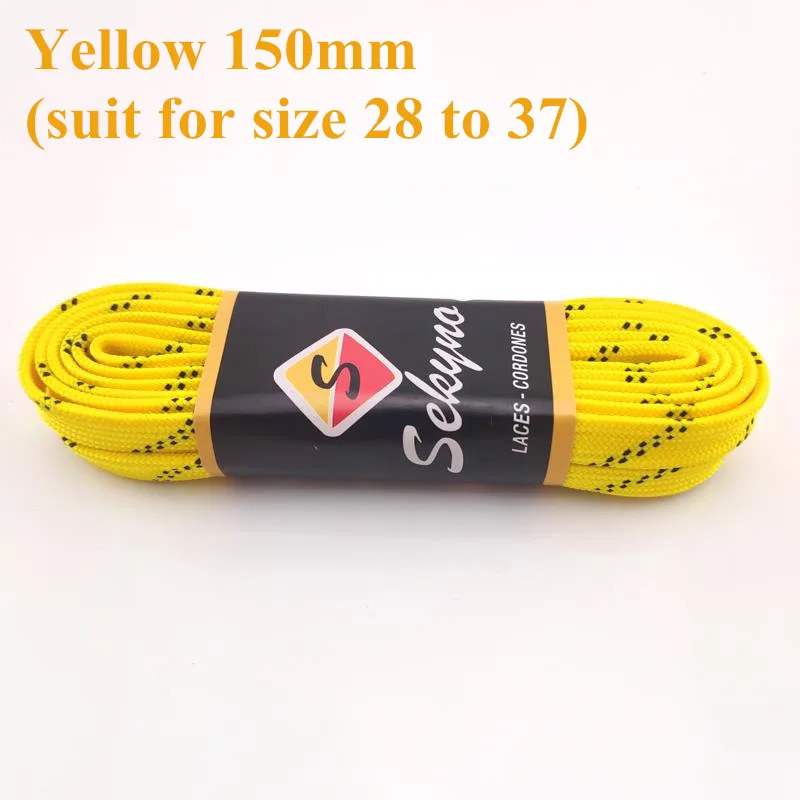 yellow 150cm Премиум скоростная обувь для роликов, кружевные роликовые коньки, кружевная ловушка 150 см для детей, кроссовки 170 см для взрослых, patines shoestring latchet, 1 пара - Цвет: yellow 150cm