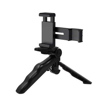 

PULUZ Smartphone Fixing Clamp 1/4 Inch Holder Mount Bracket+Grip Folding Tripod Mount Kits for DJI OSMO Pocket Camera Accessorie