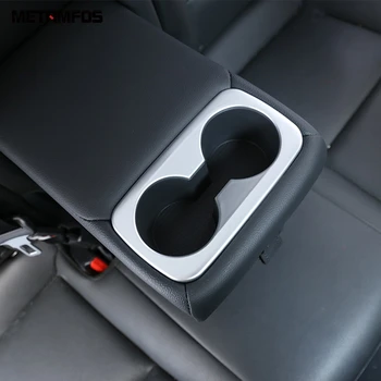 

For Hyundai Tucson 2015-2018 2019 2020 Rear Seat Cup Holder Water Bottle Frame Carbon Fiber Interior Accessories Car Styling