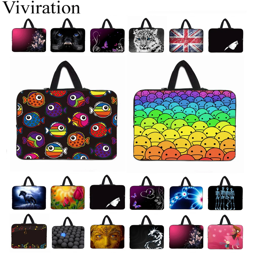 Распродажа Сумка для ноутбука 15,6 15 17 14,1 13,3 13 12 10 планшет 10,1 нетбук Сумки и чехлы унисекс портативный неопреновый тонкий портфель