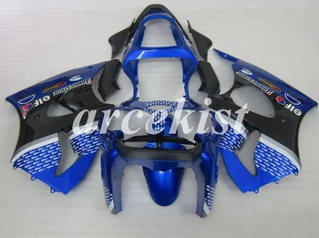 

New ABS Injection Mold Motorcycle Fairings Kit Fit For Kawasaki Ninja ZX-6R 636 2000 2001 2002 00 01 02 body set Blue Black