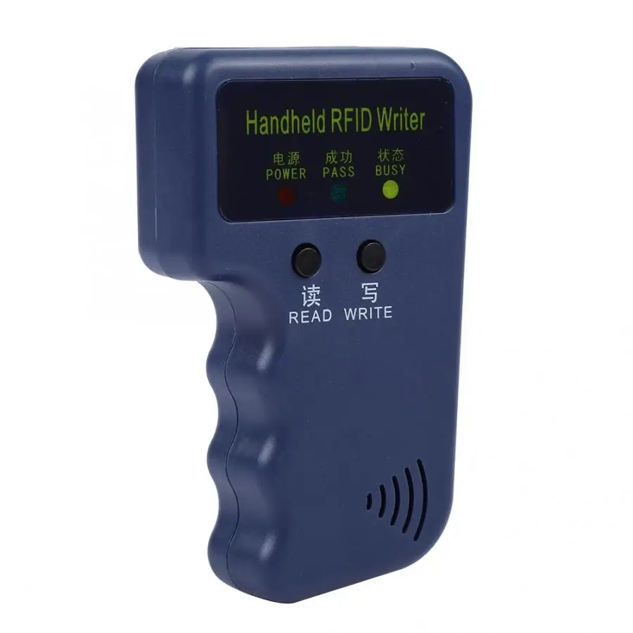 

RFID Reader Portable Handheld Writer Copier Duplicator for 125KHz RFID ID Card w/ 5 Tags pup scaner new