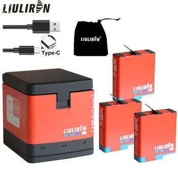 

High-quality for GoPro Hero 8 black, HERO 7 black, HERO 6 black, HERO 5 or dual card slot LED charger battery