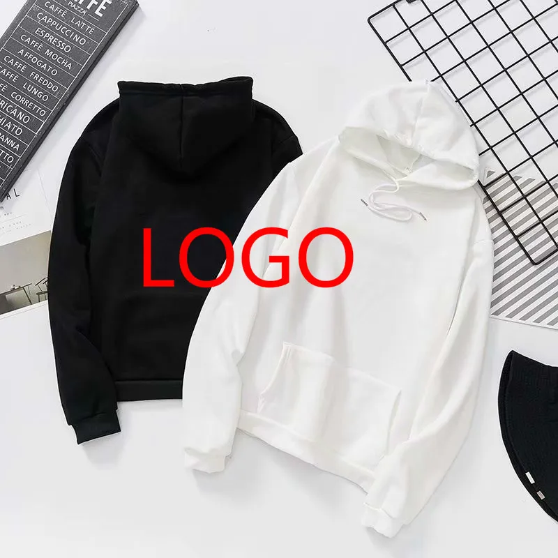 

Customized logo Print Hoodies wholesale Sweatshirts Cotton Hoodies Unisex DIY Logo Streetwear Drop Shipping clothing