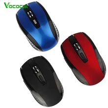 Vococal 2,4 ГГц 1600 dpi Регулируемая Беспроводная Универсальная Портативная оптическая мышь с 6 кнопками Игровые Мыши для ПК ноутбука компьютера