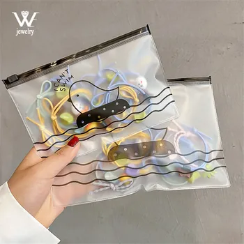 

WE Fashion Earring Storage Bag Anti-oxidation Dustproof Sealing Bag Translucent Thick Jewelry Sealing Anti-oxidation Zipper Bag