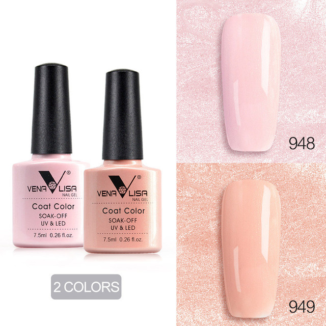Venalisa Nude Color Gel Base Nowipe Top Coat Soak Off UV LED Gel Nail Polish Cosmetics Nail Art Manicure Nail Varnish