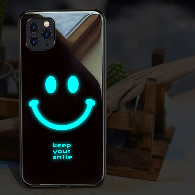 Умный стеклянный чехол для iphone 11 Pro Чехол светодиодный Mofi для iphone 11 Max чехол силиконовый чехол для iphone 11 чехол с рисунком персонажа