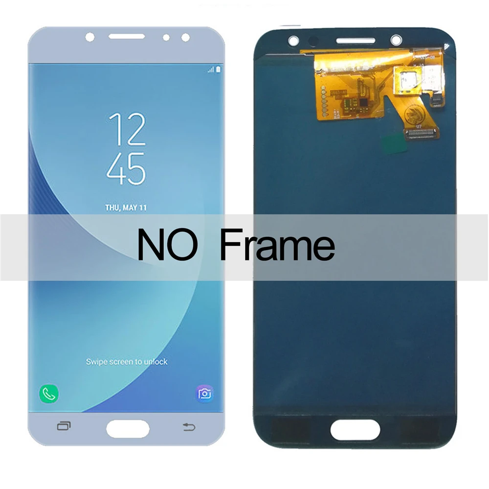 J530 ЖК-дисплей для Samsung Galaxy J5 Pro J530 J530F J530FN SM-J530F/M/DS сенсорный экран дигитайзер сборка Замена Рамки - Цвет: blue no frame
