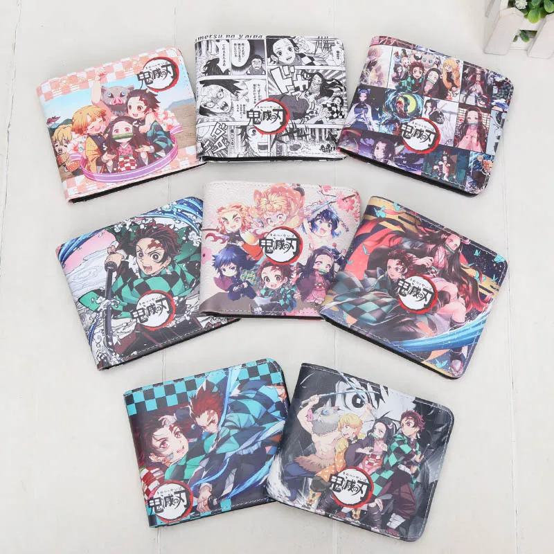 Аниме демон убийца кошелек kimetsu no yaiba demon slayer Косплей Kamado Tanjirou Kamado Nezuko кошелек сумка для денег подарок