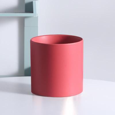 Ceramic Flower Pot Round Colorful Creative European-style Green Plant Pot
