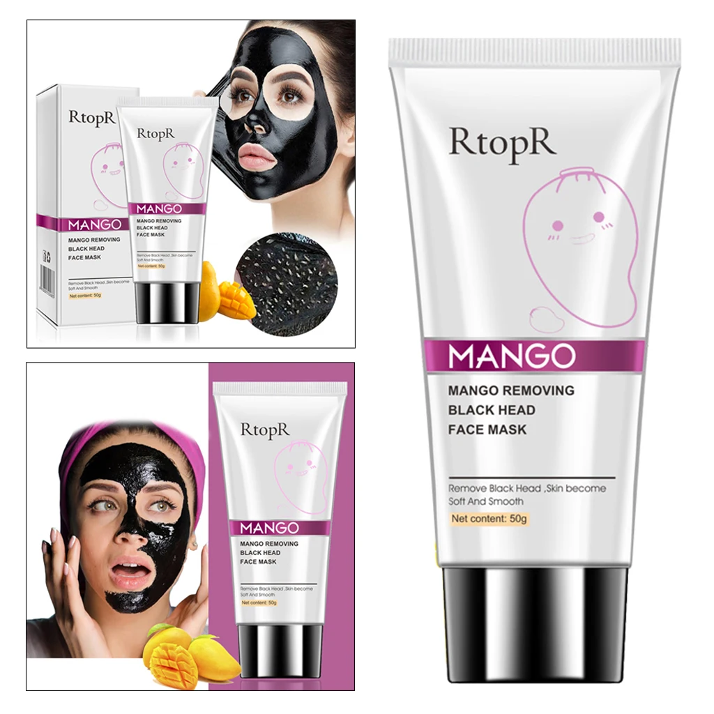 Blackhead Removal Treatment Acne Pores Mask Whitening Cream Peeling Mask T Zone Care Oil-control Skin Care Pore Strip Mask 