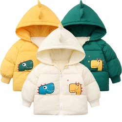 Vêtements d'hiver pour bébé fille, veste à capuche avec motif de lapin mignon, pull en laine, en velours épais et chaud, en peluche 