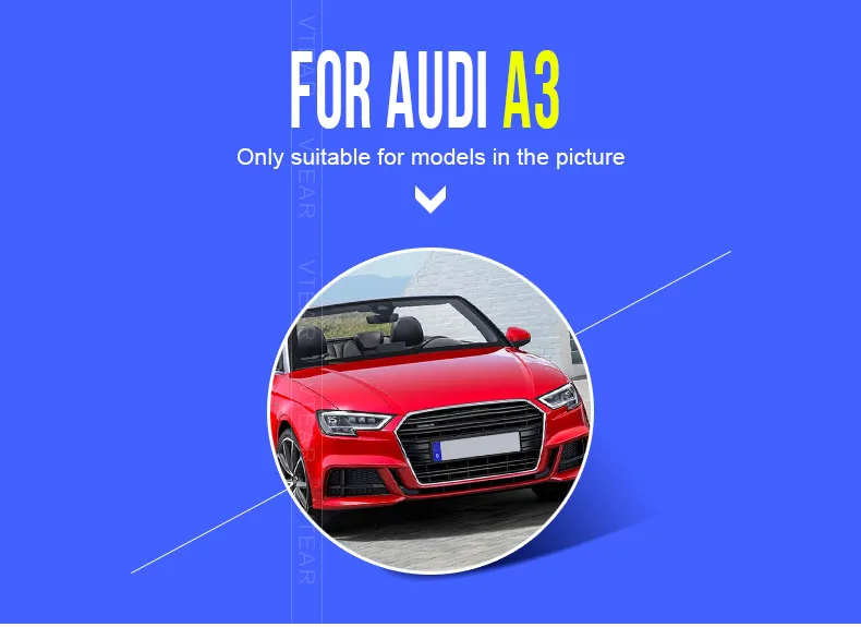 Vtear для Audi A3, рычаг переключения передач, кожаный чехол, авто-Стайлинг, внутренние части, ручка переключения передач, защита, Аксессуары 19