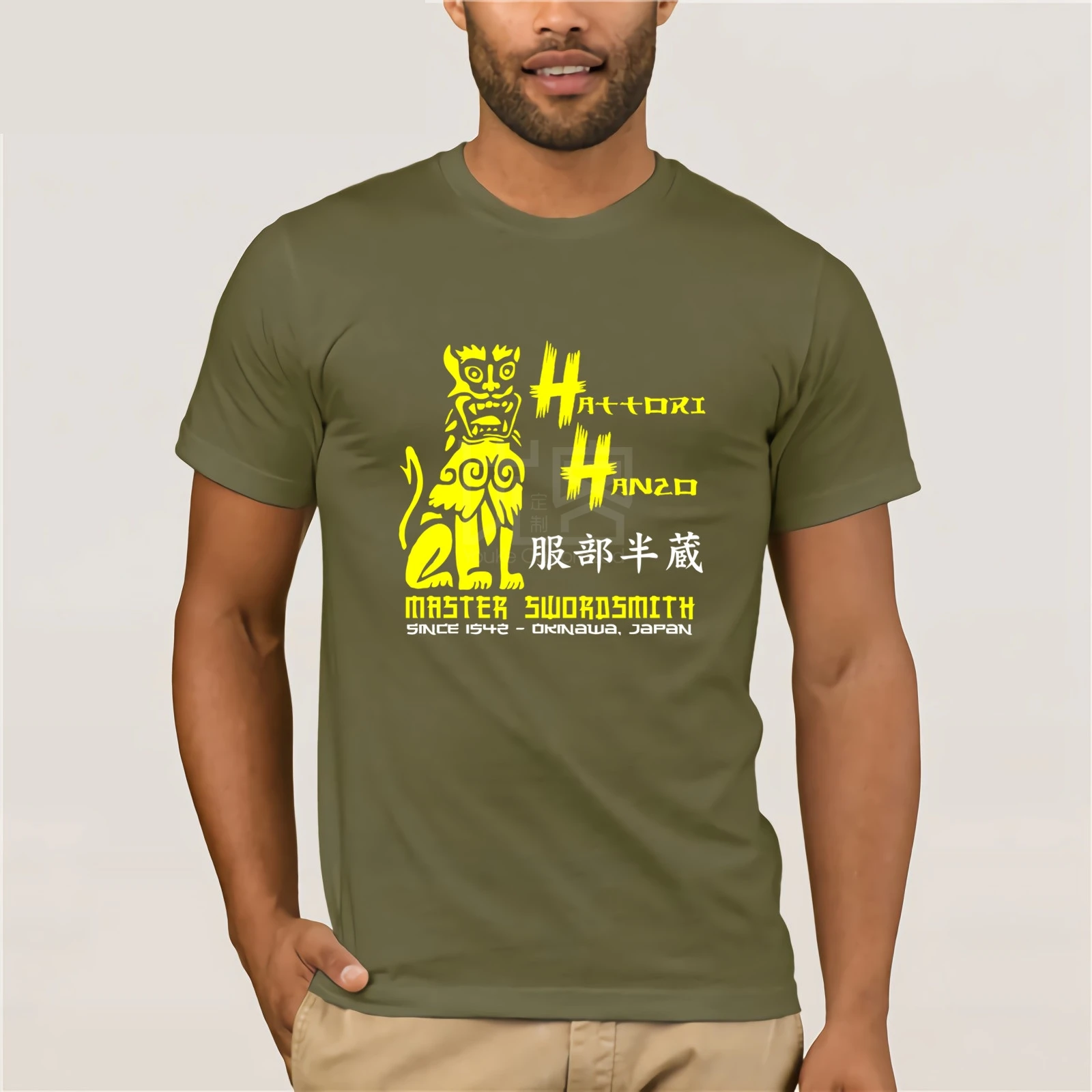Hattori Hanzo японские мечи футболка разных цветов высокого качества футболки