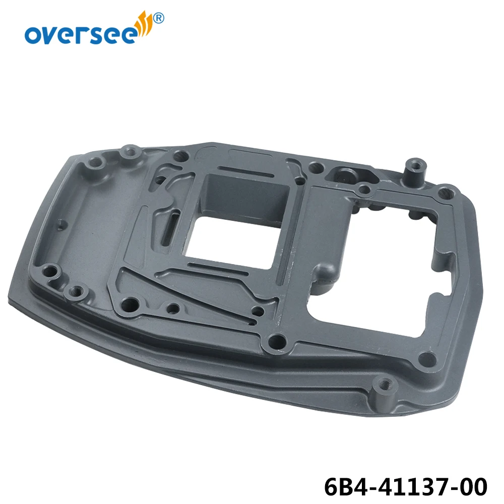 6B4-41137 Exhaust Guide Manifold Plate For Yamaha Outboard Motor 2T 15D 9.9HP 15HP ;6B4-41137-00 15B CA