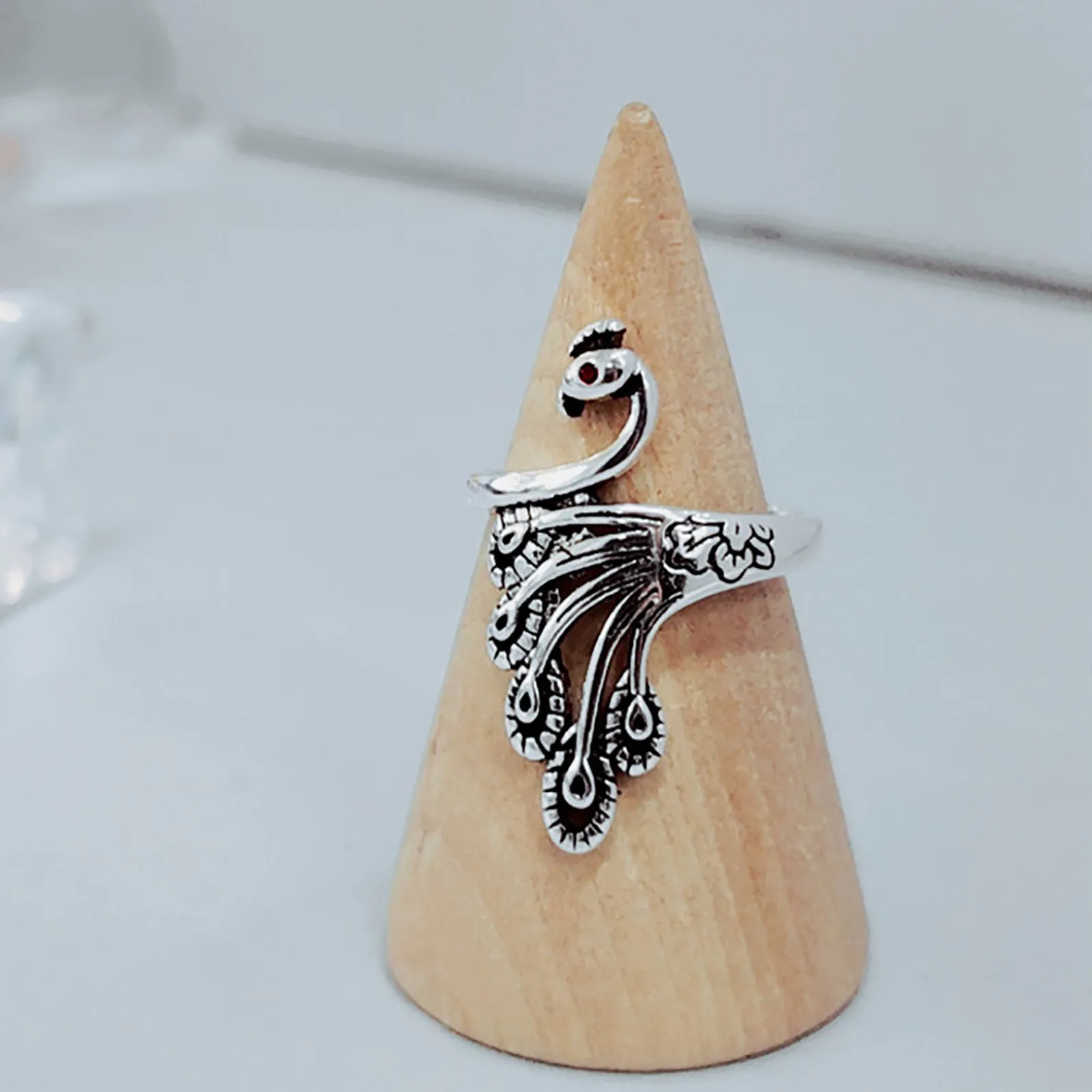 Регулируемая петля для вязания крючком аксессуары кольцо в форме павлина шитья